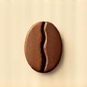 Icon of coffee beans representing locally sourced beans